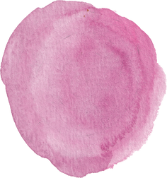 Pink Watercolor Blob